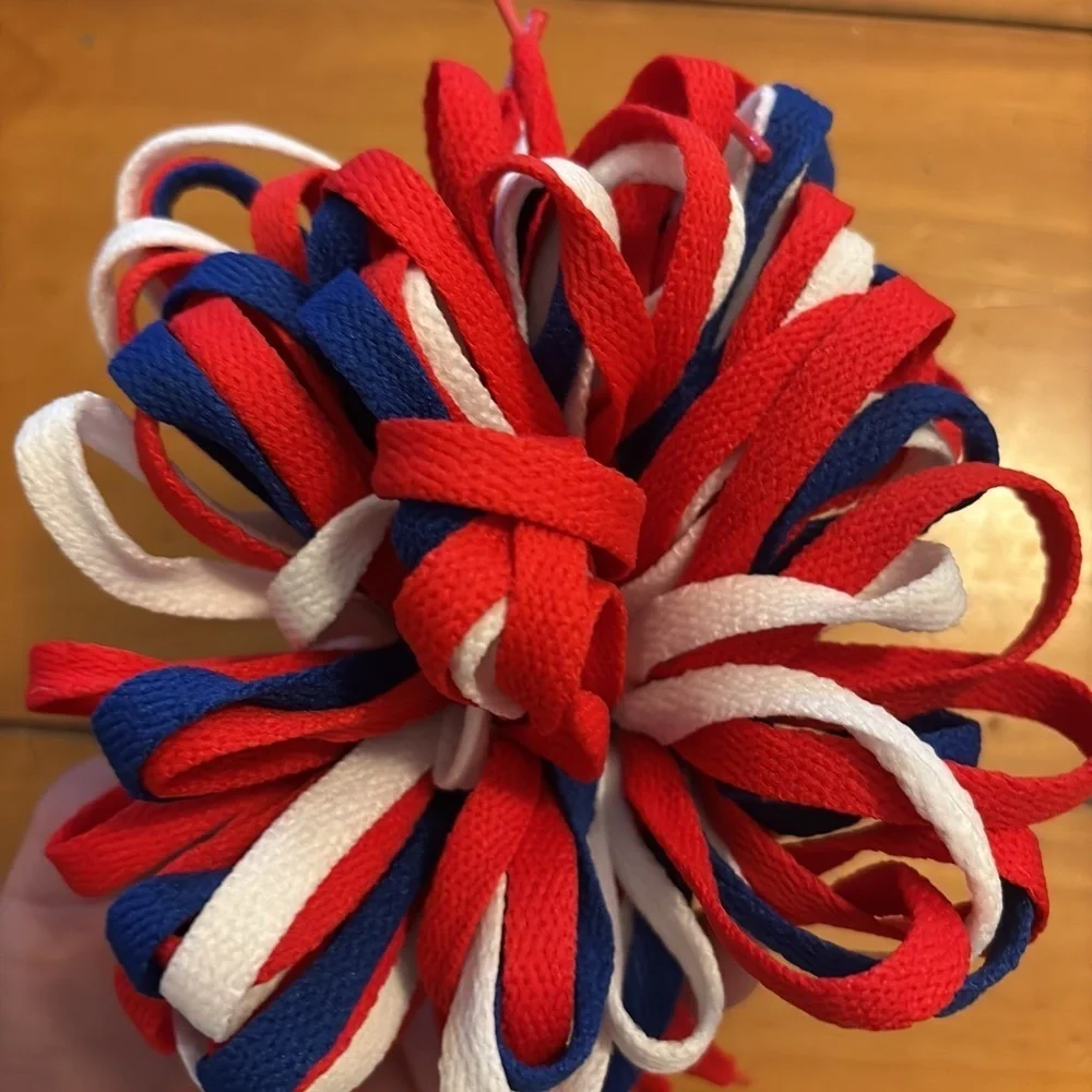 Set of 3 Red, White, and Blue Hair Barrettes